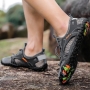 stylish 5 colors non-slip quick dry wading both genders sneakers_Black_Dark Gray