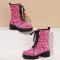 exquisite 5 colors sequin decor strappy thick bottom martin boots_Black_Pink
