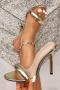 stylish new solid color thin high heels_Gold