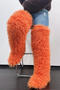 stylish faux wool 11 colors high-tube over knee warm snow boots_Black_White_Pink_Red_Magenta_Yellow_Orange
