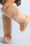 stylish new solid color warm fur boots#2#(heel high:3cm)_Gray_Pink_Light Pink_Blue_Purple_Khaki 