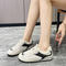 sports stylish 5 colors breathable strappy sneakers_Black_Red_Yellow_Sky Blue_Beige
