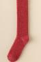 one pair new stylish 12 colors solid color thicken warm calf socks_Black_White_Gray_Pink_Red