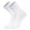 one pair sports breathable stretch cotton crew socks(suitable for sizes 39-44)_Black_White