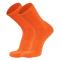 one pair sports breathable stretch cotton crew socks(suitable for sizes 39-44)_Black_White_Orange