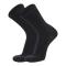 one pair sports breathable stretch cotton crew socks(suitable for sizes 39-44)_Black