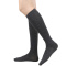 one pair new stylish 10 colors solid color stretch calf socks(length:46cm)_Black_White_Gray_Dark Gray