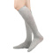 one pair new stylish 10 colors solid color stretch calf socks(length:46cm)_Black_White_Gray