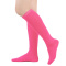 one pair new stylish solid color stretch calf socks(length:46cm)_Pink
