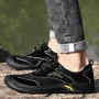 stylish mesh breathable outdoor hiking soft sole men