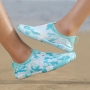 stylish non-slip beach wading diving camo breathable both genders loafers_Black_Pink_Sky Blue