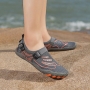 stylish non-slip fitness quick dry wading breathable both genders sneakers_Black_Gray