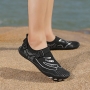 stylish non-slip fitness quick dry wading breathable both genders sneakers_Black