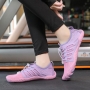 stylish non-slip quick dry wading breathable low top both genders sneakers_Black_White_Pink