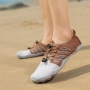 stylish non-slip quick dry wading breathable low top both genders sneakers_Black_White_Pink_Blue_Dark Blue_Brown