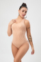 high quality stylish plus size high stretch hollow bodysuit new add color_Blue_Khaki