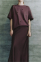 high quality slight stretch 9 colors satin high waist maxi skirt new add colors_Black_White_Yellow_Orange_Dark Green_Sky Blue_Light Purple_Dark Purple