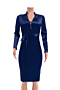 new stylish plus size three colors zip-up slim fit stretch solid color velvet dress(with belt)_Red_Dark Blue