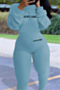 plus size 6 colors autumn “lucky label” letter embroidered simple high elastic zip-up jumpsuit (new add colors)_Black_White_Rose Red_Pink_Yellow_Sky Blue