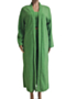 plus size solid color autumn low-cut simple stretch plush fashion three-piece set (new add colors)_Black_White_Green