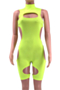 plus size 5 colors sexy summer sleeveless hollow out jumpsuit_White_Red_Black_Light Green