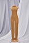 mesh see-through backless zip-up rhinestone slit stretch elegance maxi dress_Black_Gold