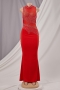 summer new stylish patchwork backless mesh see-through rhinestone zip-up plus size stretch sexy maxi dress_Black_White_Red