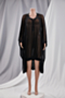 plus size solid color mesh see-through lace-up beach dress_White_Black