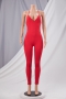 spring new stylish simple solid color sling backless 12 colors slim stretch plus size sexy jumpsuit_Black_White_Light Green_Dark Green_Red