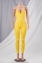 spring new stylish simple solid color sling backless 12 colors slim stretch plus size sexy jumpsuit_Black_White_Light Green_Dark Green_Red_Sky Blue_Dark Blue_Brown_Pink_Orange_Yellow
