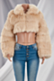 winter new stylish solid color zip-up plus size casual inelastic warm fur jacket_Black_White_Red_Sky Blue_Blue_Khaki 