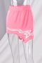 summer 6 colors new stylish inelastic printing slim tight irregular skirt (new add colors)_Black_Pink