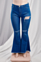three colors plus size xl-5xl new stylish autumn ripped stretch casual flare jeans (without belt)_Sky Blue_Blue