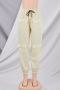 autumn new plus size solid color inelastic tie-waist pockets casual stylish cargo pants_Red_Beige