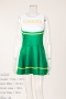 sexy baby cosplay letter printing slim stretch babydoll costume(with color ball)_Black_Red_Blue_Magenta_Green