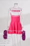 sexy baby cosplay letter printing slim stretch babydoll costume(with color ball)_Black_Red_Blue_Magenta