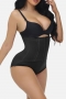 s-4xl new plus-size 2 colors high waist breasted powerful tummy shapewear panties_Black