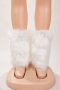 autumn & winter new solid color faux fur warm thick socks new add colors 25cm_Black_White