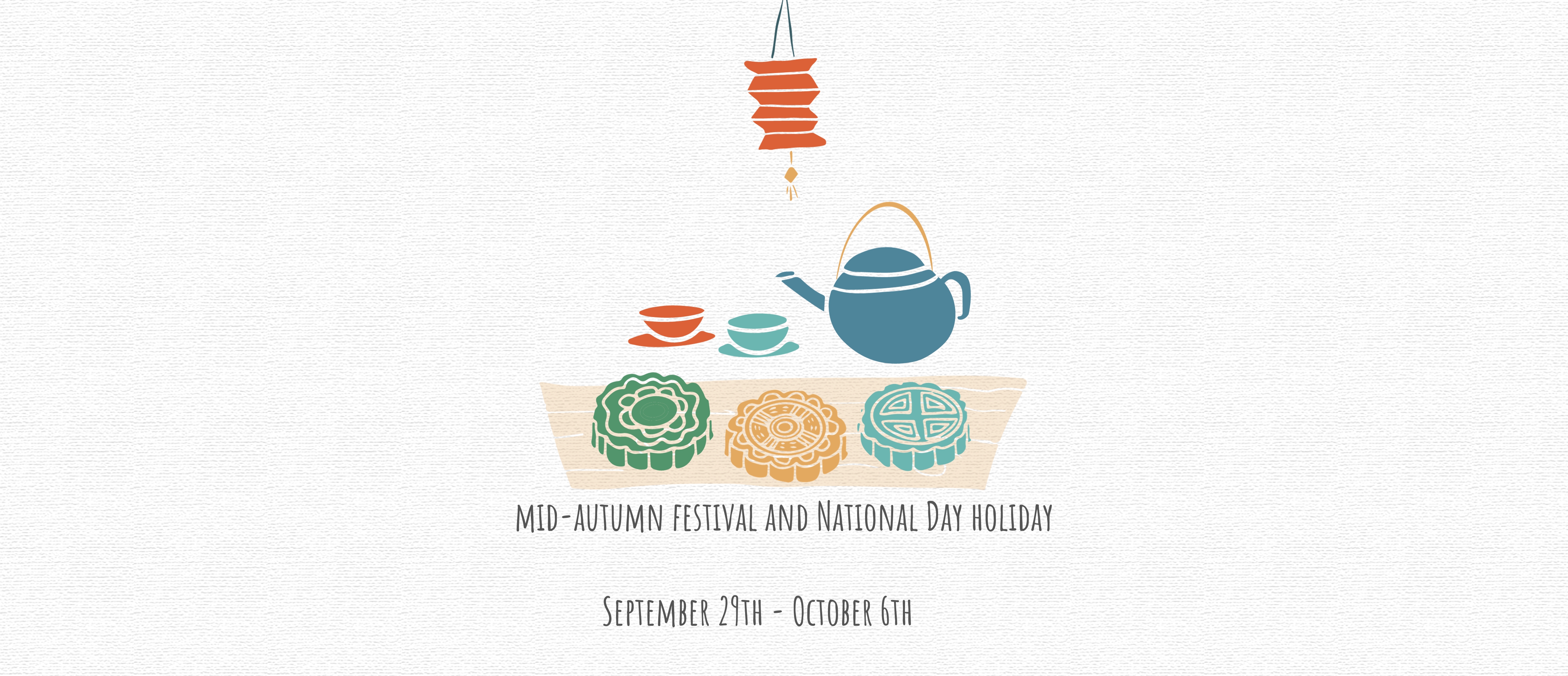mid-autumn festival and National Day